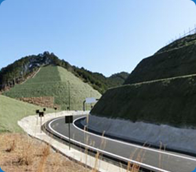 紀勢自動車道  山間工事