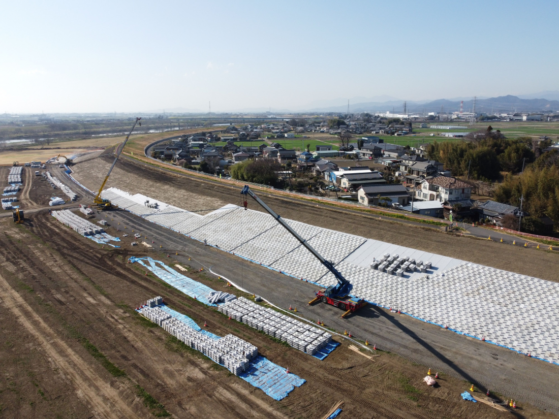 R2渡良瀬川左岸船津川町地先高水護岸工事