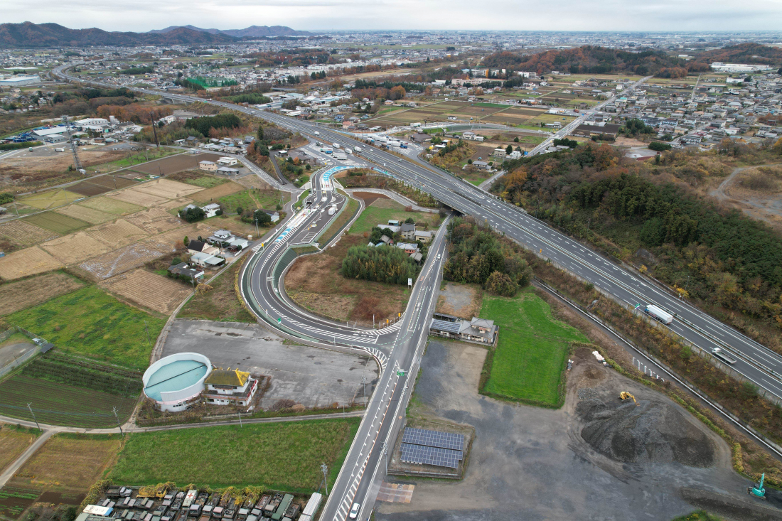 北関東自動車道 出流原パーキングエリア・スマートインターチェンジ工事