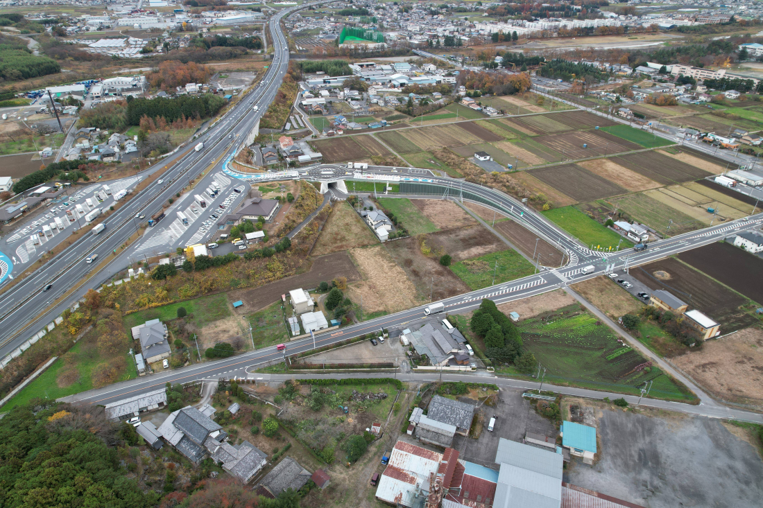 北関東自動車道 出流原パーキングエリア・スマートインターチェンジ工事
